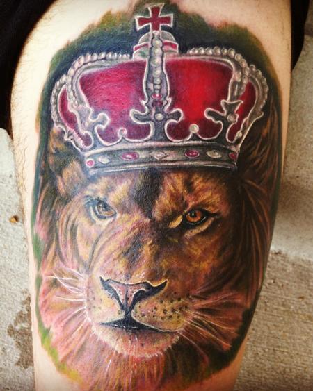 Tattoos - King Lion - 78531